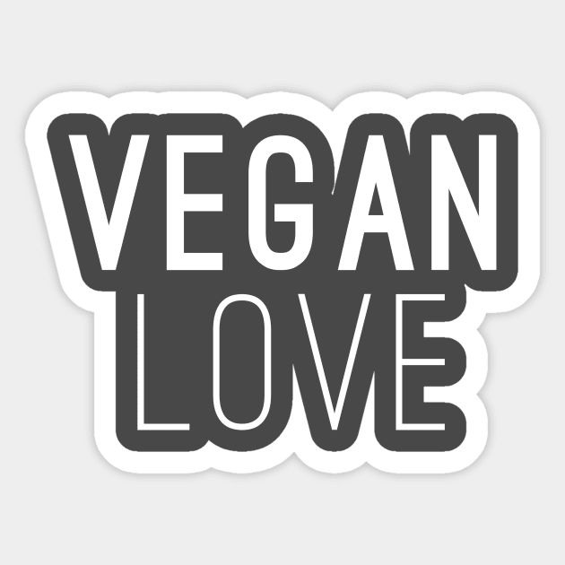 Vegan Love Sticker by sagestreetstudio